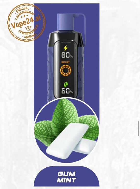 NERD Cloud 20000 Puffs 6mg Disposable Vape in Dubai UAE Flavors ::: Gum Mint