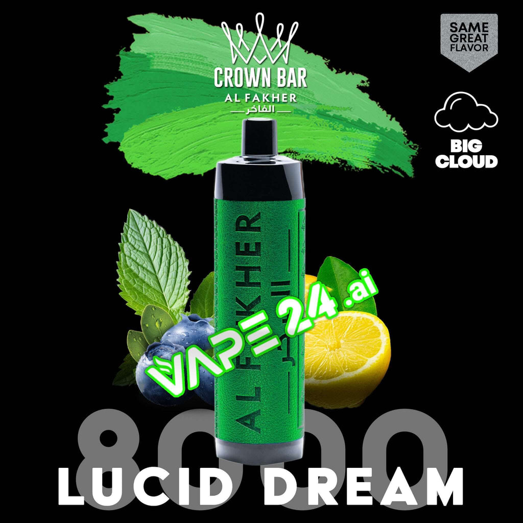 Al Fakher 8000 Puffs Disposable Vape - Buy in DubaiFlavors-: Lucid Dream