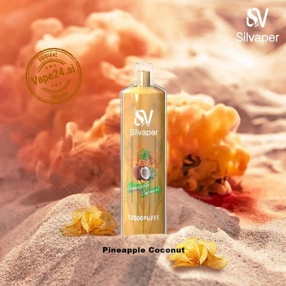 Silva Rock 12000 Vape Dubai - New 2024 DTL PuffsFlavors: PINEAPPLE COCONUT