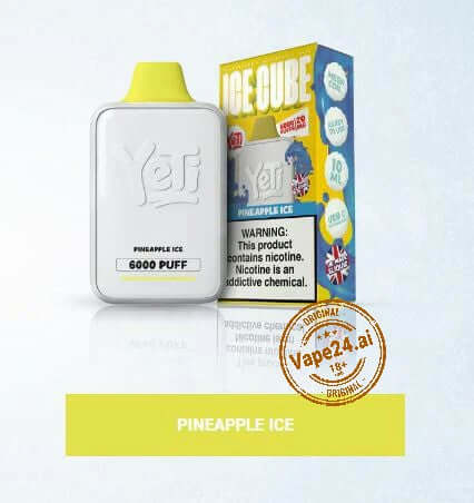 Yeti Ice Cube 6000 Puffs Disposable Vape - Buy in UAEFLAVOR ::: Pineapple Ice
