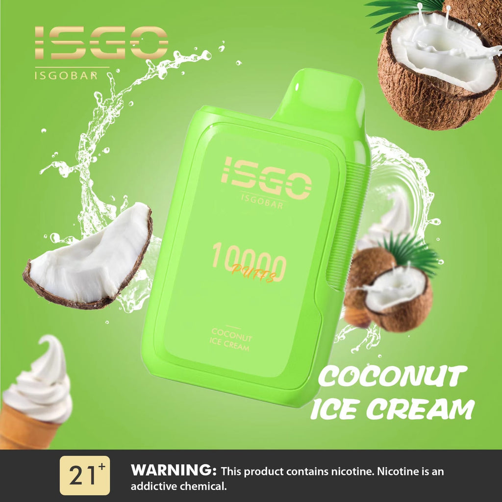 ISGO Bar 10000 Puffs Disposables Vape 5%Flavors-: Blue Razz