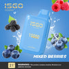 ISGO Bar 10000 Puffs Disposables Vape 5%Flavors-: Blue Razz