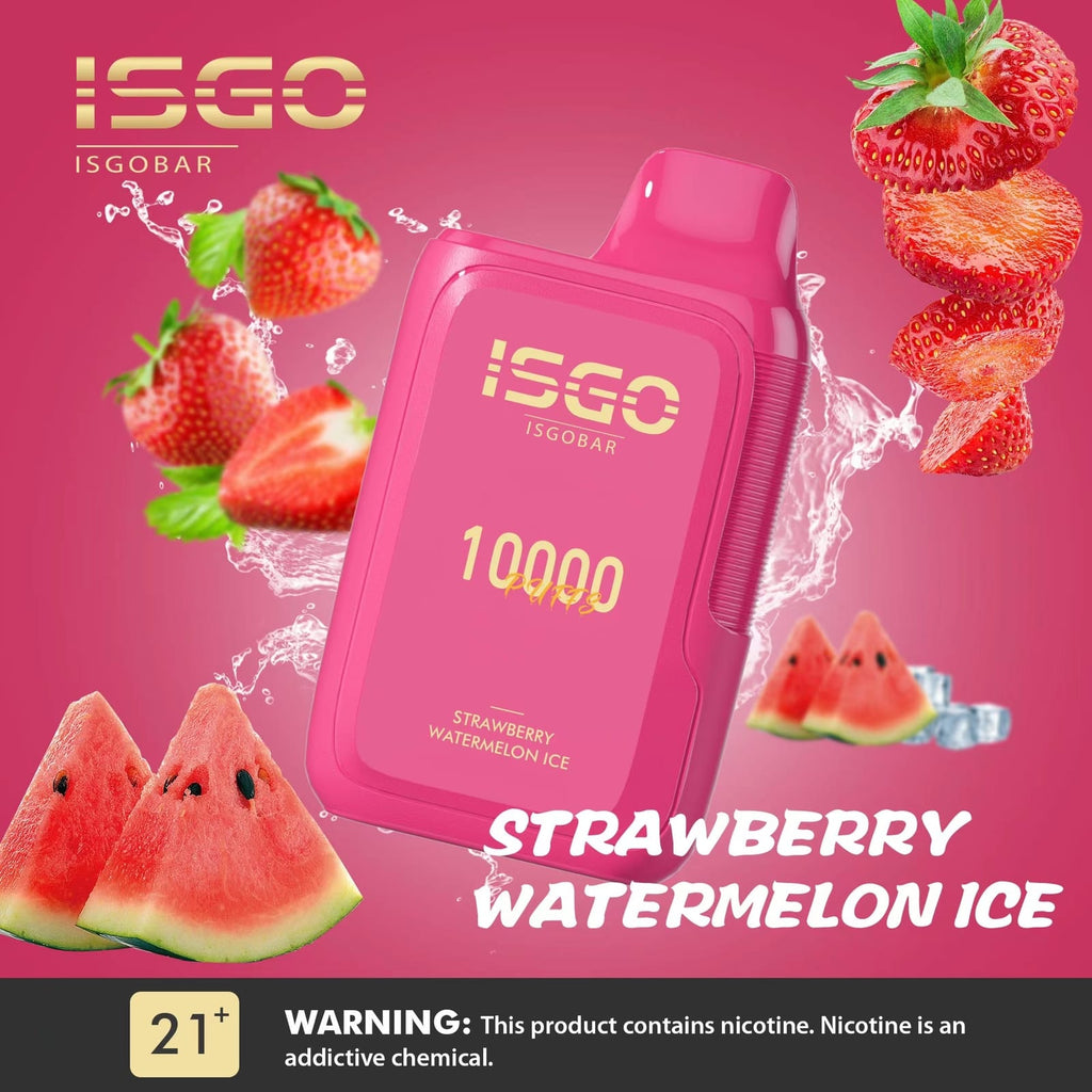 ISGO Bar 10000 Puffs Disposables Vape 5%Flavors-: Blue Razz