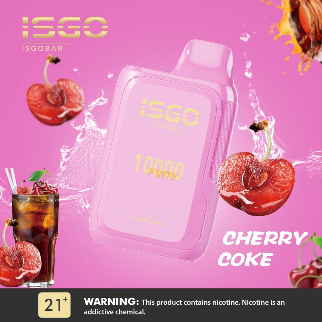 ISGO Bar 10000 Puffs Disposables Vape 5%Flavors-: Blue Razz