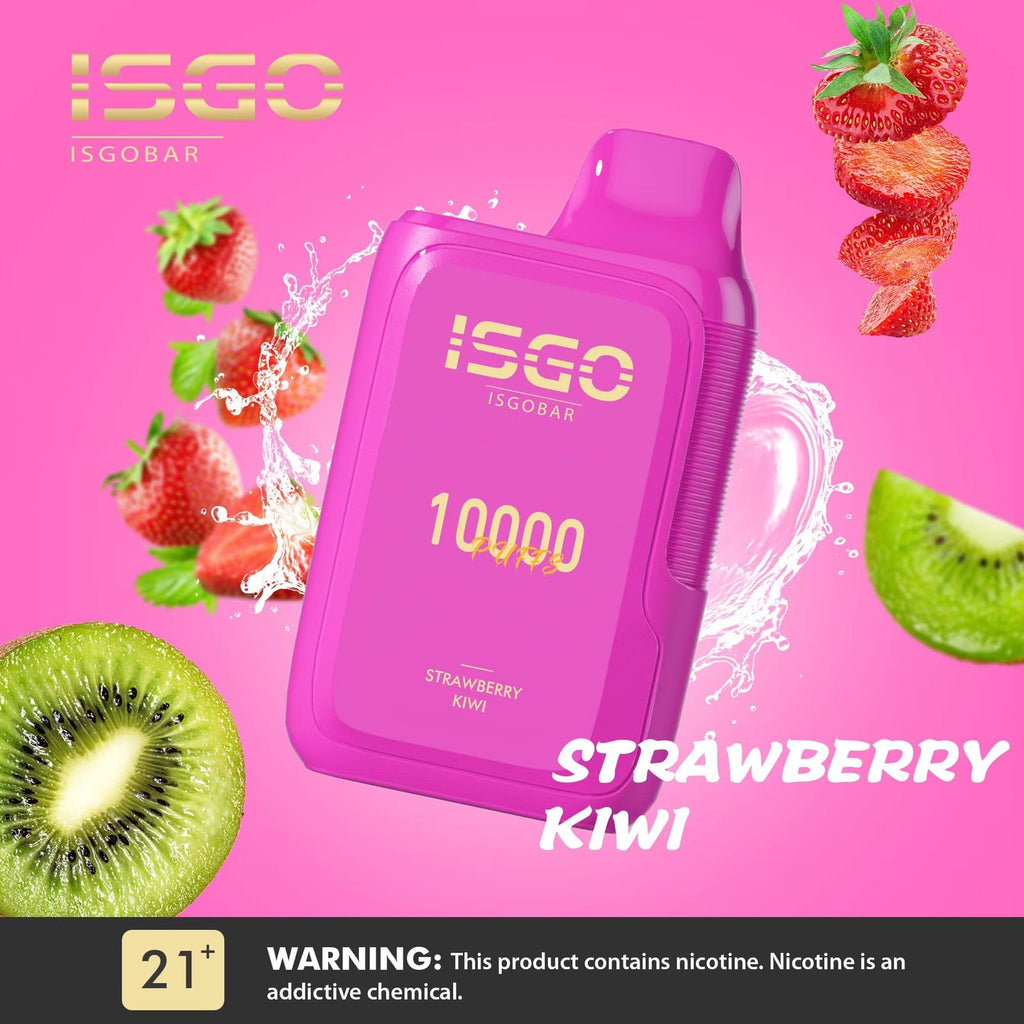 ISGO Bar 10000 Puffs Disposables Vape 5%Flavors-: Blue Razz