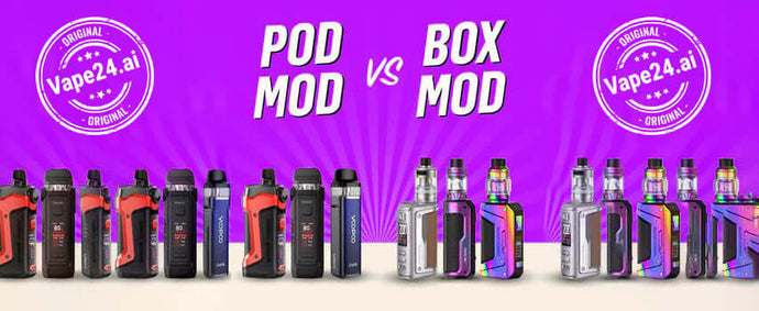 Choosing the Right Vape: Exploring Box Mods vs. Pod Mods for Your Ultimate Vaping Experience