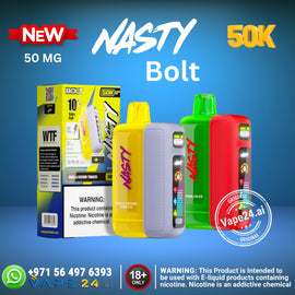 Nasty Bolt Hyperbeast 50K Puffs 50mg Disposable Vape in UAE