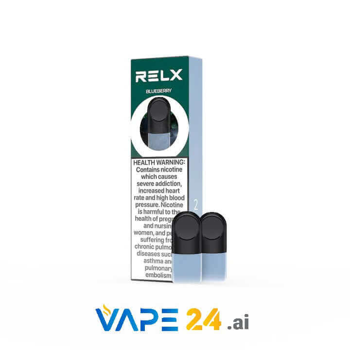 Buy RELX PRO, Infinity & Essential Pods | Vape24.ai UAEFlavors-: Blueberry