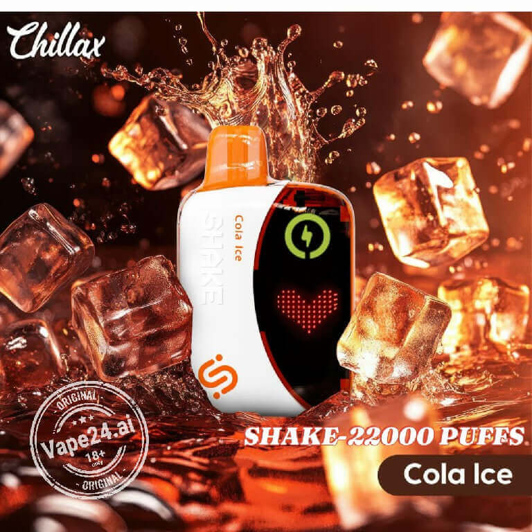 Chillax Shake 25000 Puffs Disposable Vape-Best Price in DubaiFLAVOR ::: Cola Ice