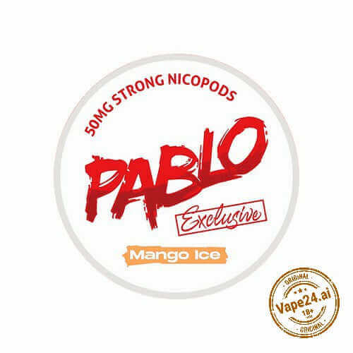 PABLO Nicotine Pouches/Snus in DubaiFlavors ::: Mango Ice – 50mg