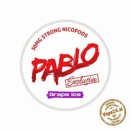 PABLO Nicotine Pouches/Snus in DubaiFlavors ::: Grape Ice – 50mg