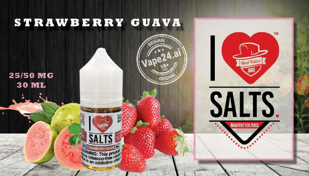 I Love Salt Vape E-Liquid 25MG & 50MG - All Flavors in Dubai Flavors ::: strawberry guava