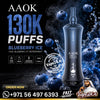 AAOK 130K Puffs Disposable Vape Blueberry Ice