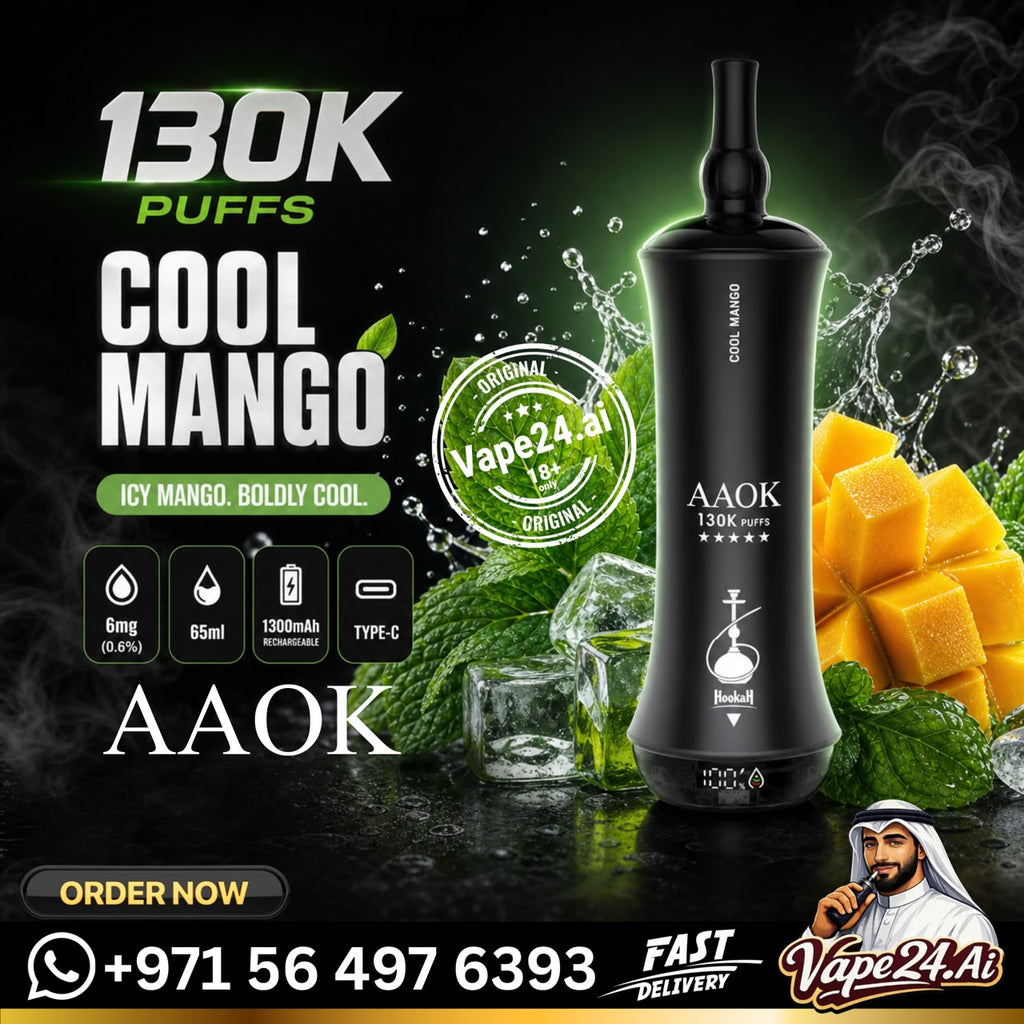 AAOK 130K Puffs Disposable Vape Cool Mango