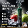 AAOK 130K Puffs Disposable Vape Double Apple