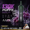AAOK 130K Puffs Disposable Vape Grape Ice