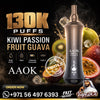 AAOK 130K Puffs Disposable Vape Kiwi Passionfruit Guava