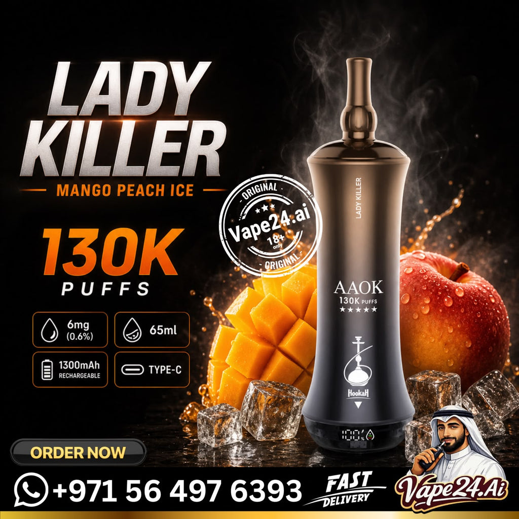 AAOK 130K Puffs Disposable Vape Lady Killer