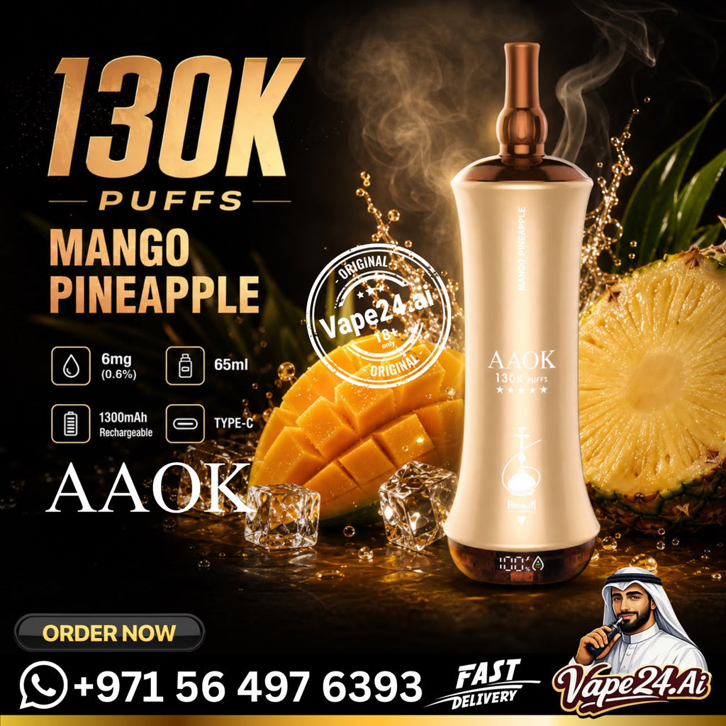 AAOK 130K Puffs Disposable Vape Mango Pine Apple