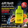Air Bar Nano Zero Nicotine 1200 Puffs Disposable Vape Passion Fruit Orange Guava