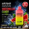 Air Bar Nano Zero Nicotine 1200 Puffs Disposable Vape Waermelon Candy