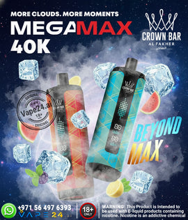 Al Fakher Crown Bar Mega Max 40k Puffs DTL Disposable Vape in Dubai