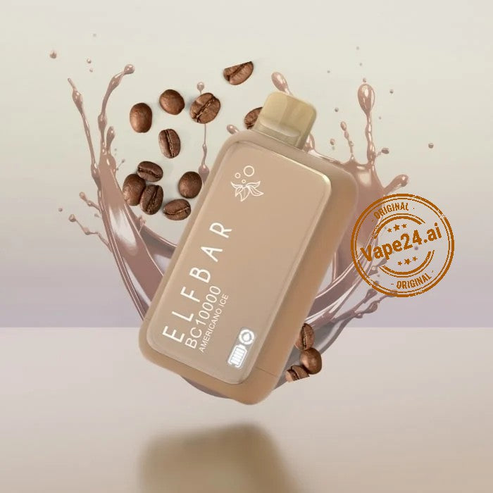 ELF BAR BC 10000 Puffs Disposable Vape with Coffee Flavor, Available at Vape24.ai