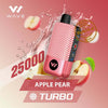 Wave Turbo 25,000 Puffs Disposable Vape – Buy in UAE Flavors: Apple Pear