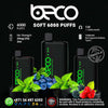 Buy BECO Soft 6000 Puffs Disposable Vape - 6000 Puffs UAEFLAVOR ::: Blueberry ice