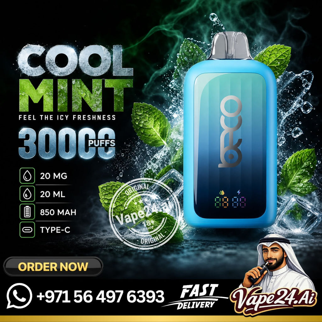 BECO POP 30K Puffs Rechargeable Disposable Vape Cool Mint