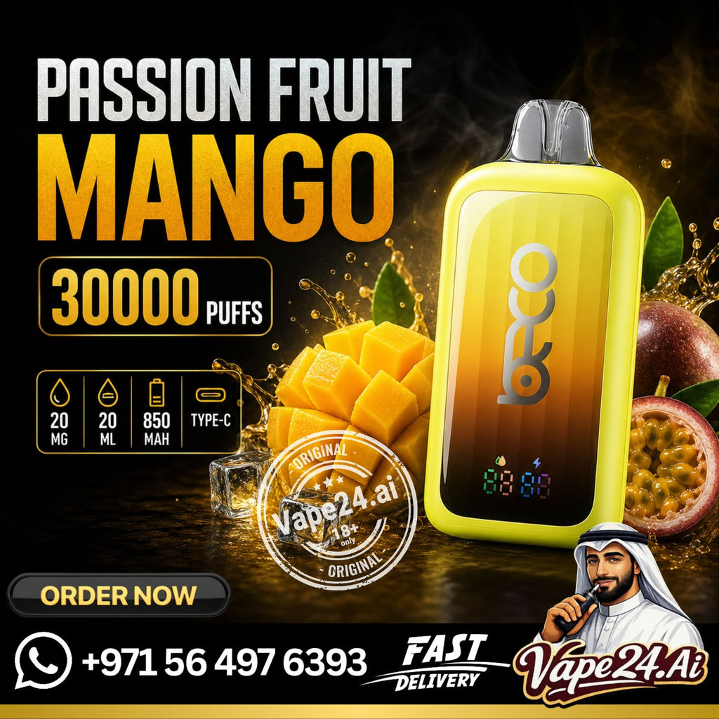 BECO POP 30K Puffs Rechargeable Disposable Vape Passionfruit Mango