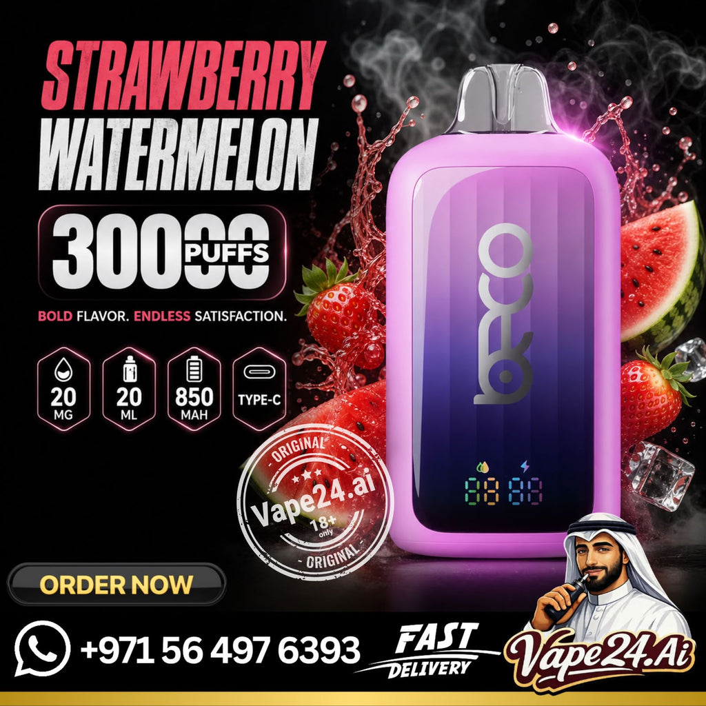 BECO POP 30K Puffs Rechargeable Disposable Vape Strawberry Watermelon