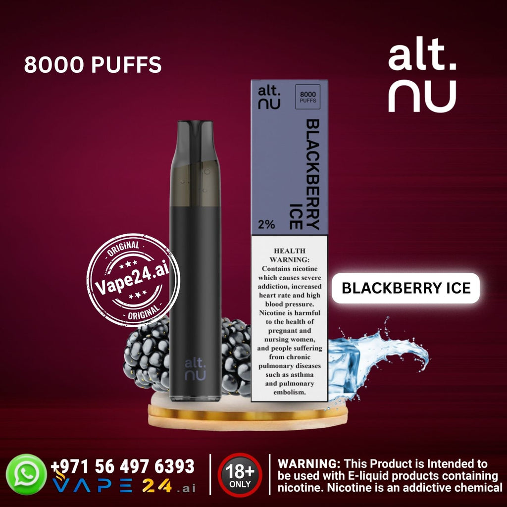 ALT NU 7 8000 Puffs Disposable Vape  2% in Dubai UAE