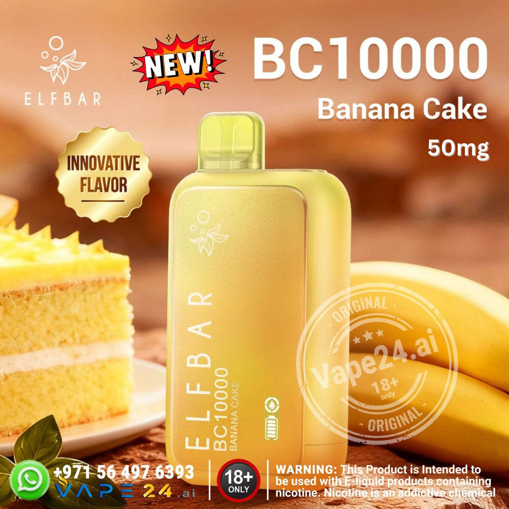New Elfbar BC 10000 Puffs Disposable Vape 5% in Dubai