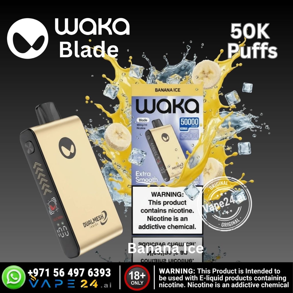 Waka Blade 50000 Puffs Disposable Vape – High Puff Device in UAE