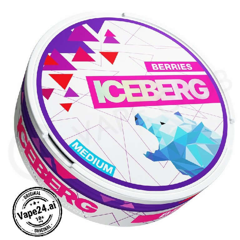 Iceberg Nicotine Pouches - Buy in Dubai, UAE Flavors: Berries – 20mg