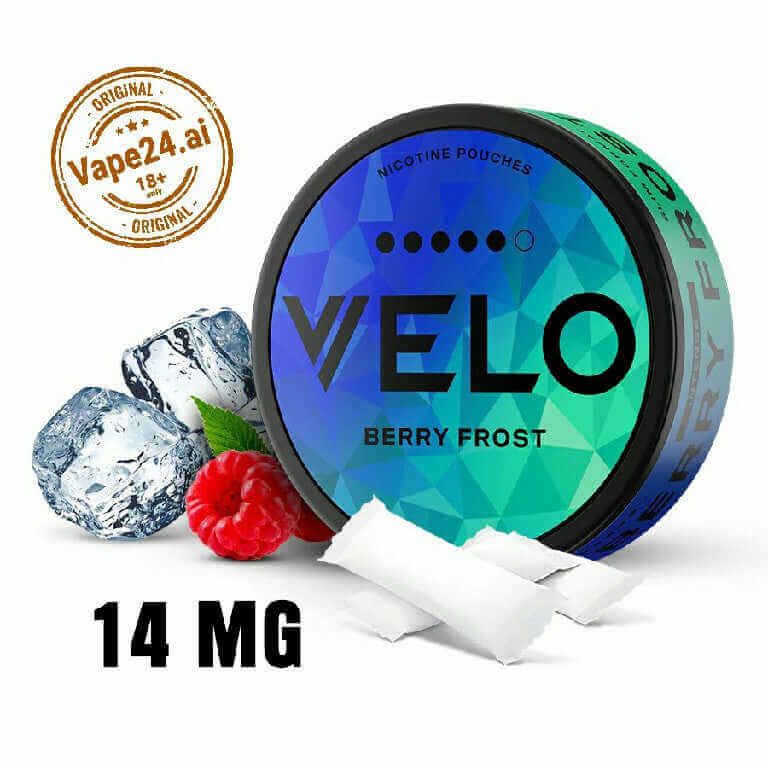 Buy VELO Nicotine Pouches in Dubai - Tobacco-Free & Variety of StrengthsFlavors ::: Berry Frost 6mg