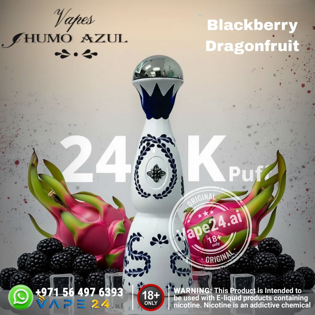 Humo Azul 24000 Puffs Rechargeable Disposable Vape in Dubai