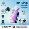 Buy ELF BAR Ice King 30K Puffs 50mg Nicotine in Dubai Flavors: Blackberry Cranberry