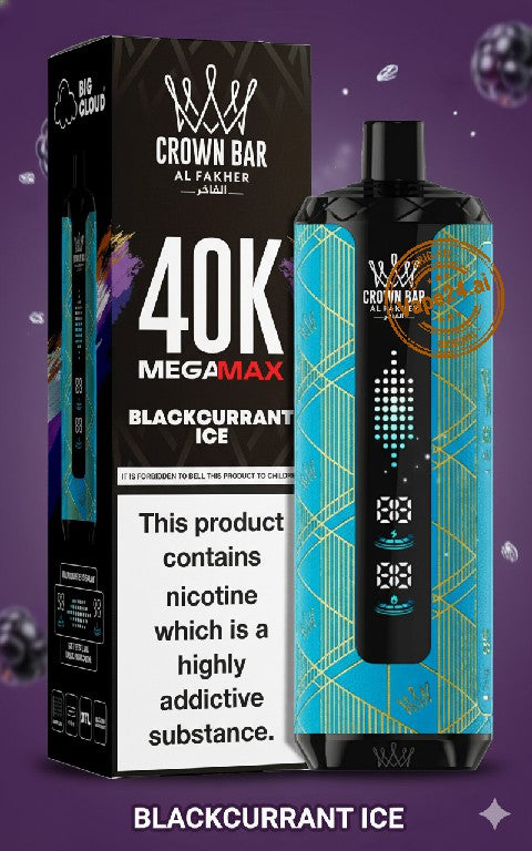 Al Fakher Crown Bar Mega Max 40k Puffs DTL Disposable Vape in Dubai