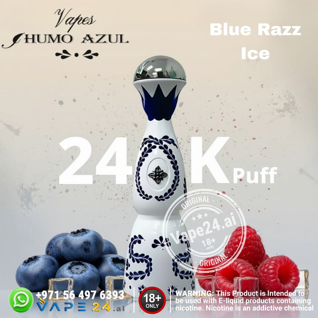 Humo Azul 24000 Puffs Rechargeable Disposable Vape in Dubai