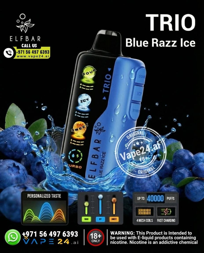 ELF BAR Trio 40K Disposable Vape 40000 Puffs – Custom Flavor Modes | Dubai UAE