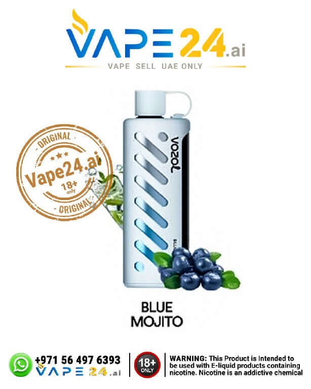 Vozol Gear Shisha 25000 Puffs Disposable Vape in Dubai Flavors: Blue Mojito