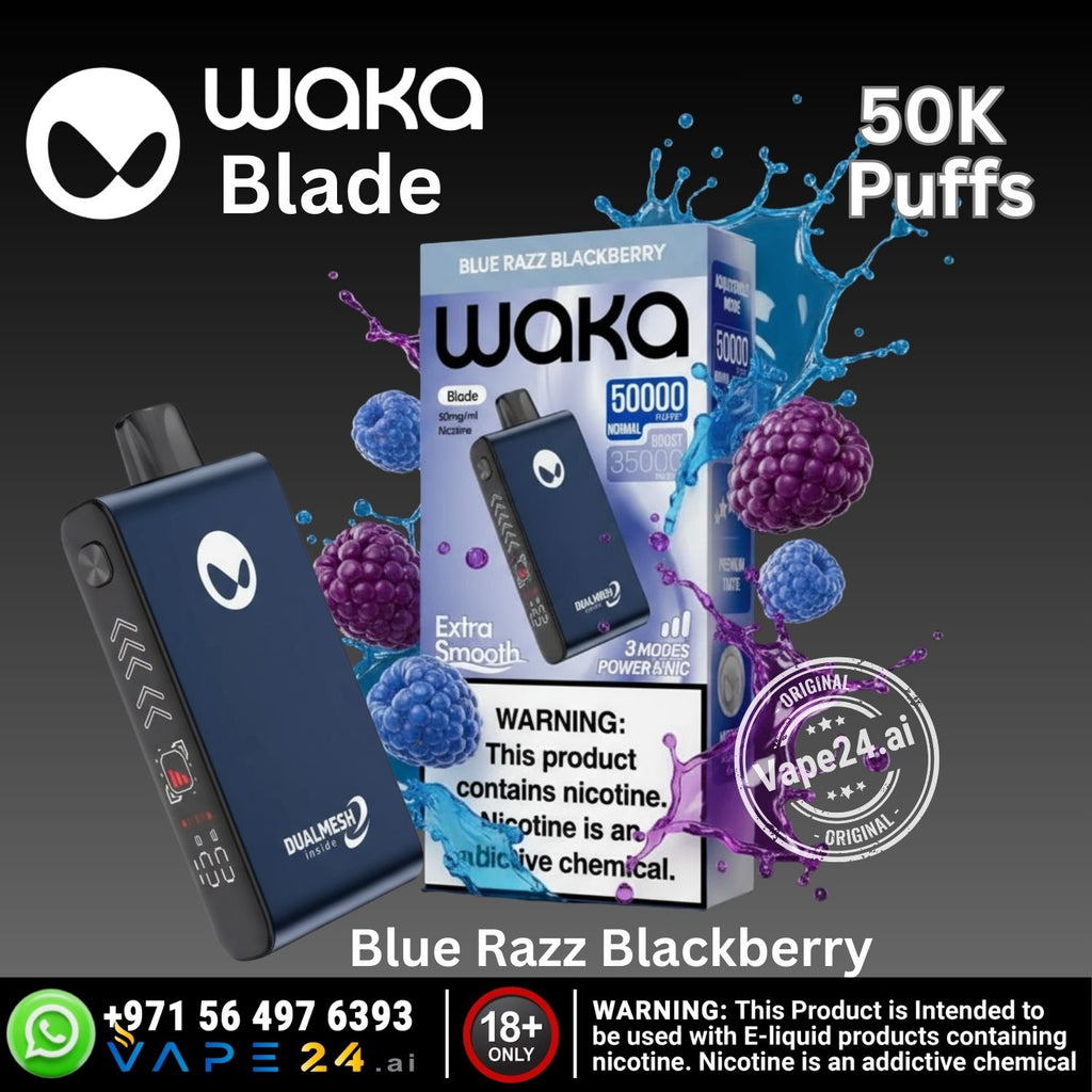 Waka Blade 50000 Puffs Disposable Vape – High Puff Device in UAE