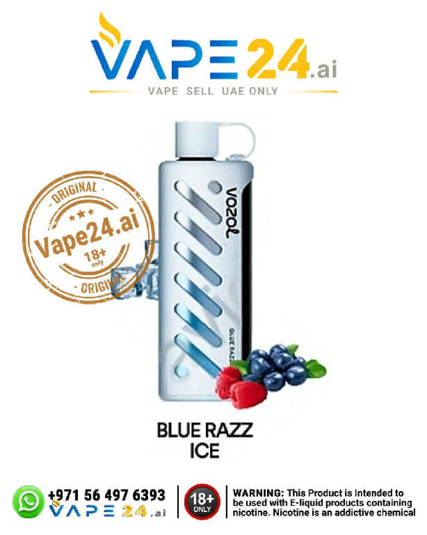 Vozol Gear Shisha 25000 Puffs Disposable Vape in Dubai Flavors: Blue Razz Ice