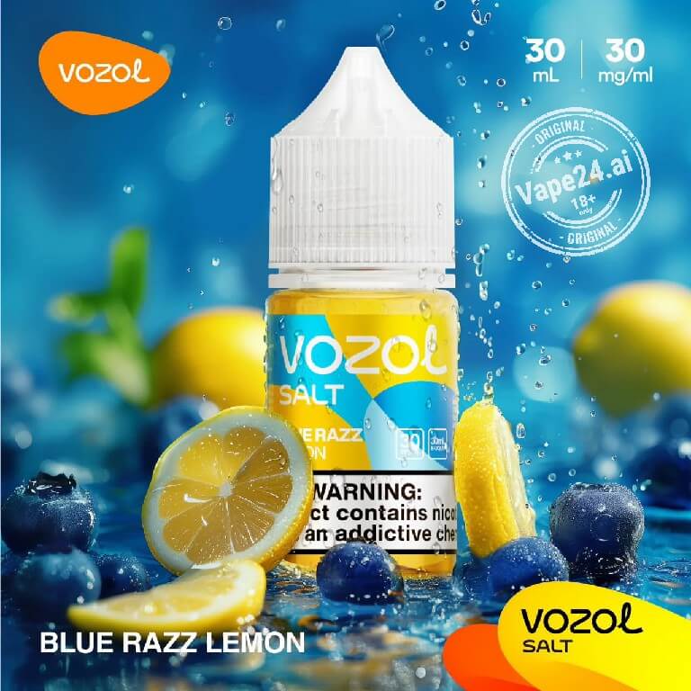 Buy Vozol Saltnic 30MG & 50MG E-liquid in Dubai - Best Price Flavors ::: Blue Razz Lemon