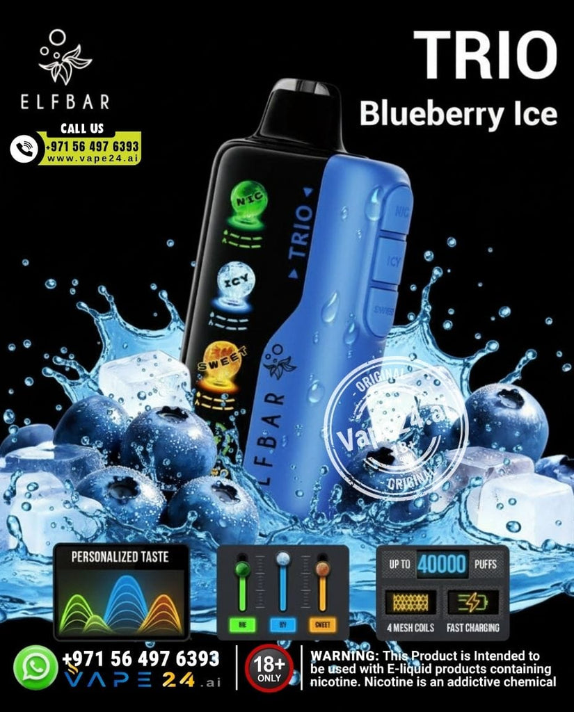 ELF BAR Trio 40K Disposable Vape 40000 Puffs – Custom Flavor Modes | Dubai UAE