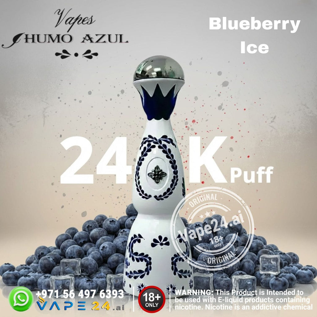 Humo Azul 24000 Puffs Rechargeable Disposable Vape in Dubai