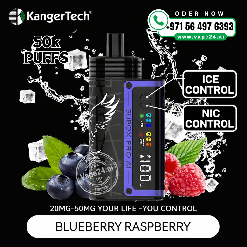 Kanger SUBOX PRO AI 50000 Puffs Disposable Vape Dubai Nic Control