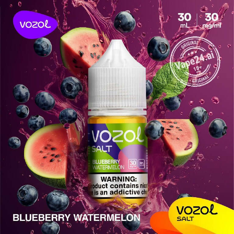 Buy Vozol Saltnic 30MG & 50MG E-liquid in Dubai - Best Price Flavors ::: Blueberry Watermelon